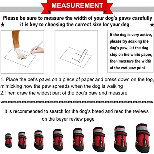 QUMY Dog Shoes for Hot Pavement, Dog Snow Boots & Paw Protectors for Winter - Image 2