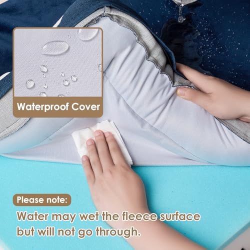 EHEYCIGA Orthopedic Dog Bed Medium Size Dog, Waterproof Washable Pet Beds - Image 4