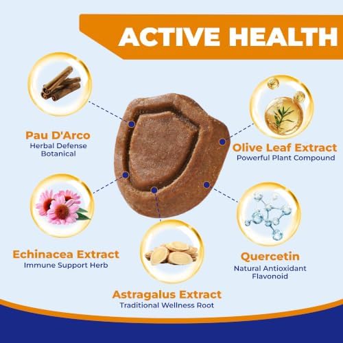 Wellix Natural Antibiotics Chews for Dogs, Immune Support 9.17oz - Image 2