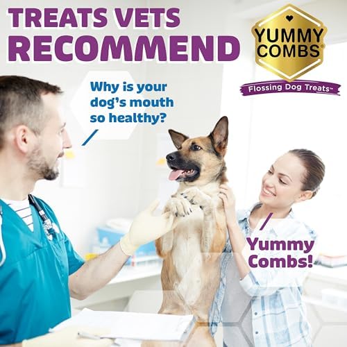 Yummy Combs Dog Dental Treats – Vet VOHC Approved, Removes Tartar & Cleans Teeth – Yummy High Protein Chicken Treat for Large Dogs (Mini Pack, 6 Count) - Image 6