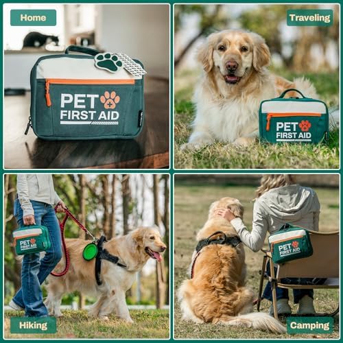 RHINO RESCUE Dog First Aid Kit, Pet Emergency Kit for Daily & Wound Care - Image 5