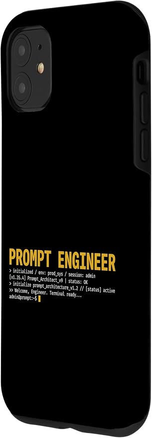 Prompt Engineer Terminal Screen AI Developer Software Coder Case for iPhone 11 - Image 2