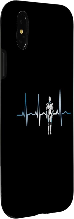 iPhone X/XS Ai Heartbeat Love Ai EKG Heart Funny Idea for Ai lover Case - Image 3