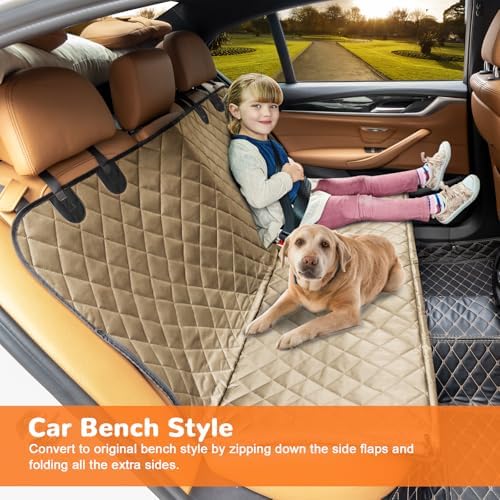 URPOWER XL Dog Seat Cover for Full-Size Trucks, 100% Waterproof Hammock - Image 4