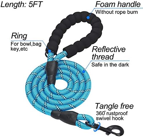 Dog Harness Step-in Breathable Puppy Cat Vest, Large, Blue - Image 3