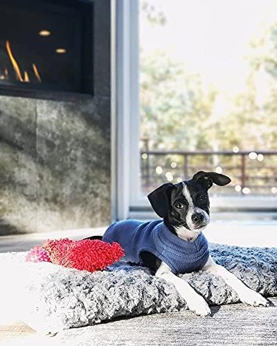 Gooby Stretch Fleece Vest Dog Sweater, Indigo Blue, X-Small - Image 5