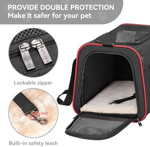Petsfit Medium Expandable Cat Carrier for Air Travel, Up to 13 lb - Image 6