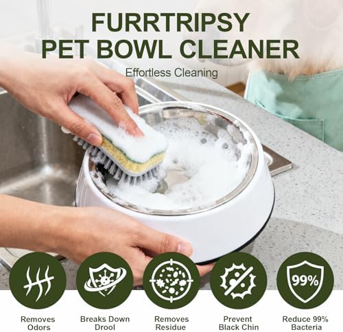 Pet Bowl Cleaner Mousse PH-Balanced, Fragrance-Free, 10 fl oz - Image 2