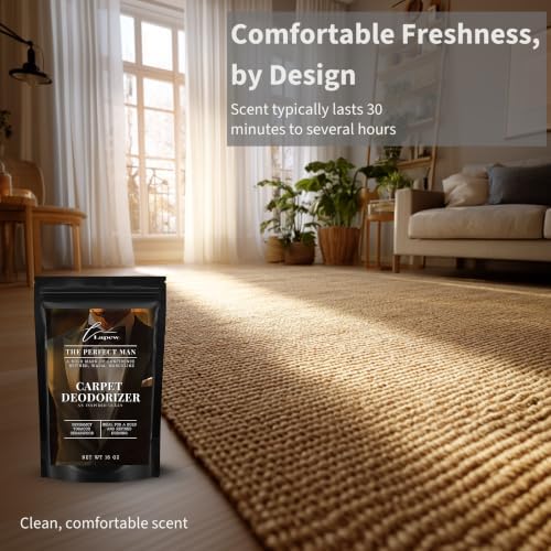 Lapew The Perfect Man Carpet Deodorizer Powder - Pet Safe Freshener for Vacuuming | Scented Odor Eliminator for Home | 16 oz - Image 5
