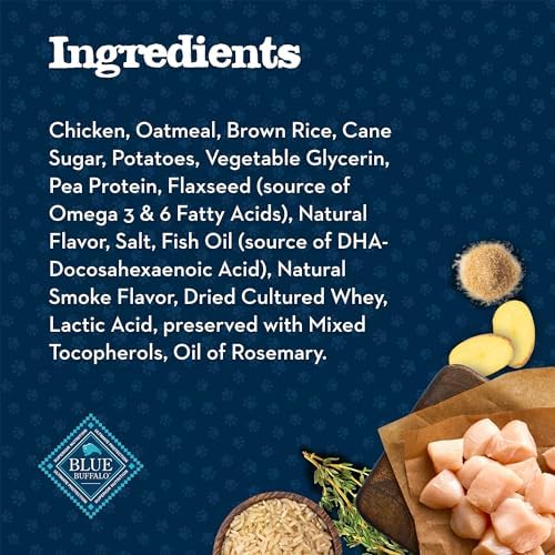 Blue Buffalo Baby Blue Training Treats Natural Puppy Soft Dog Treats, Savory Chicken 4-oz Bag (Pack of 6) - Image 4