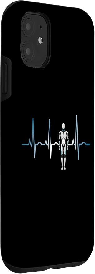 iPhone 11 Ai Heartbeat Love Ai EKG Heart Funny Idea for Ai lover Case - Image 3