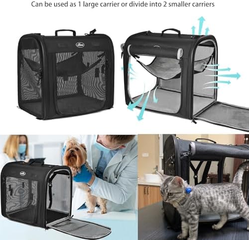 Wakytu 2-in-1 Pet Carrier for Cats & Dog, Travel Carrier for Camping - Image 5