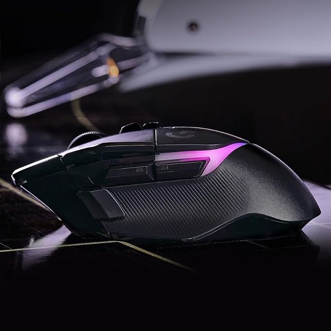 Logitech G502 X Plus Wireless RGB Gaming Mouse - Black | Optical Switches, RGB, 13 Buttons , Infinite Scroll Toggle, <130 hr Battery, USB-C, Wireless Charging Capable, for PC/MacOS - Image 2