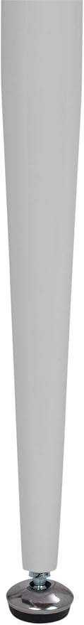 Calico Designs 51252 Alcove Modern Large Split Drawer in White/Cement Gray Desk with Storage - Image 10