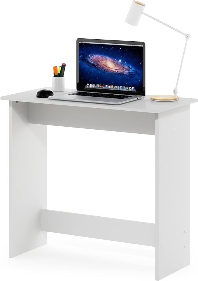 Furinno Simplistic Study Table, White by Furinno-FitsYourSpaceFitsYourBudget