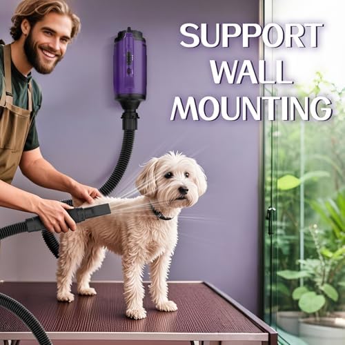 Dog Dryer High Velocity Pet Dog Grooming Force Hair Dryer/Blower - Image 2