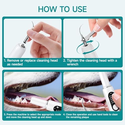 Ultrasonic Dog Teeth Cleaner, Dog Teeth Cleaning, Plaque Remover - Image 4