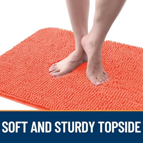OLANLY Dog Door Mat for Muddy Paws 59x35, Super Absorbent Chenille Mud Mat - Image 4