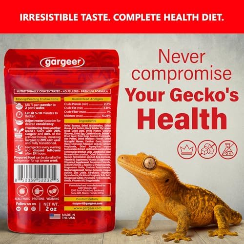 Gargeer 2oz Picky Geck Watermelon Crush - Crested Gecko Food. Made in USA - Image 2