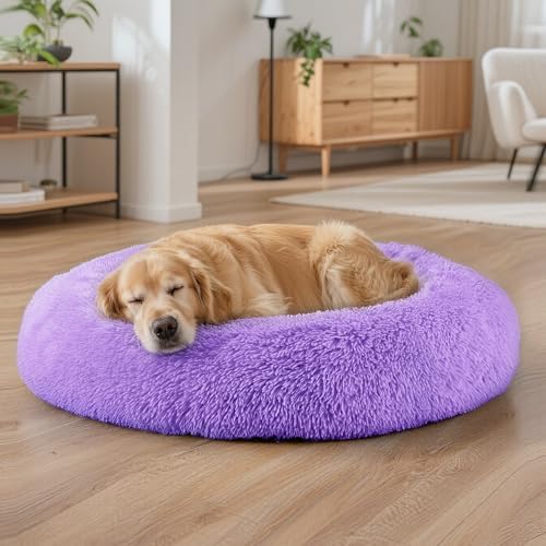 Dog Beds Large Sized Dog and Cats, 32in Pet Beds for Large Pet (Purple) - Image 5