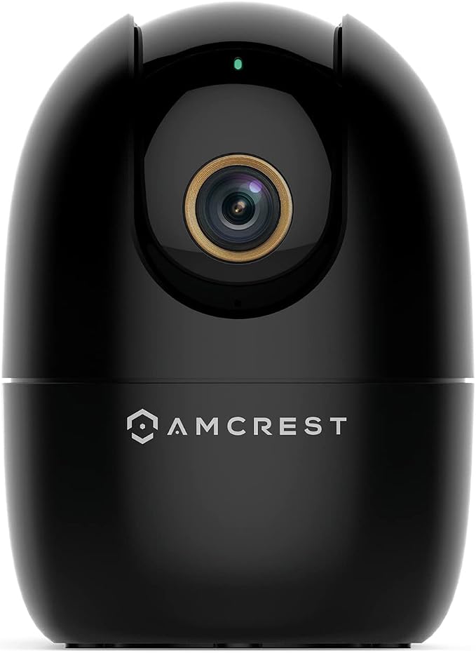 Amcrest 4MP WiFi Camera Indoor, Dog Camera, Sound & Baby Monitor, Human & Pet Detection, Motion-Tracking, w/ 2-Way Audio, Pan/Tilt Wireless IP Camera, Night Vision, Smart Home ASH41-B by Amcrest