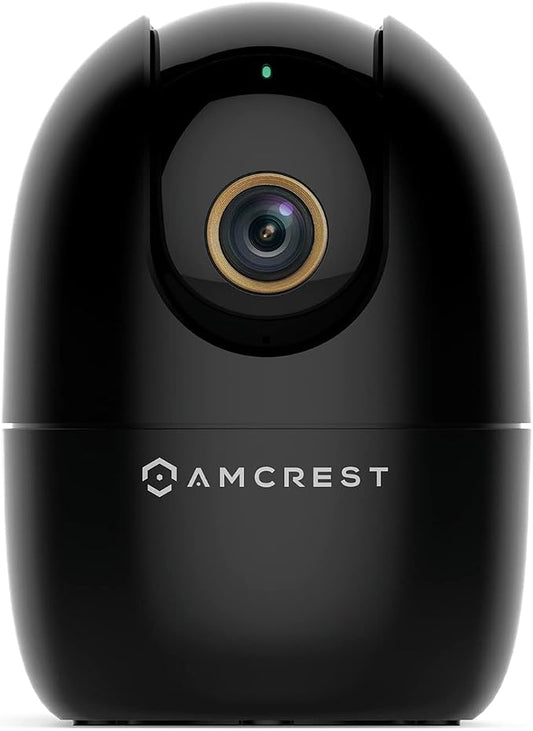Amcrest 4MP WiFi Camera Indoor, Dog Camera, Sound & Baby Monitor, Human & Pet Detection, Motion-Tracking, w/ 2-Way Audio, Pan/Tilt Wireless IP Camera, Night Vision, Smart Home ASH41-B by Amcrest