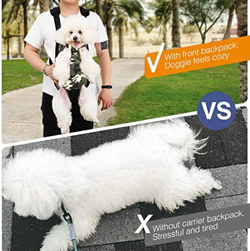 Pawaboo Pet Front Carrier Backpack for Small Medium Dogs - Image 6