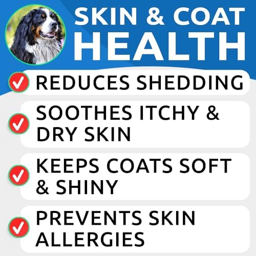 Omega 3 for Dogs - Fish Oil for Skin & Coat Health, Itch & Allergy Support - Image 2