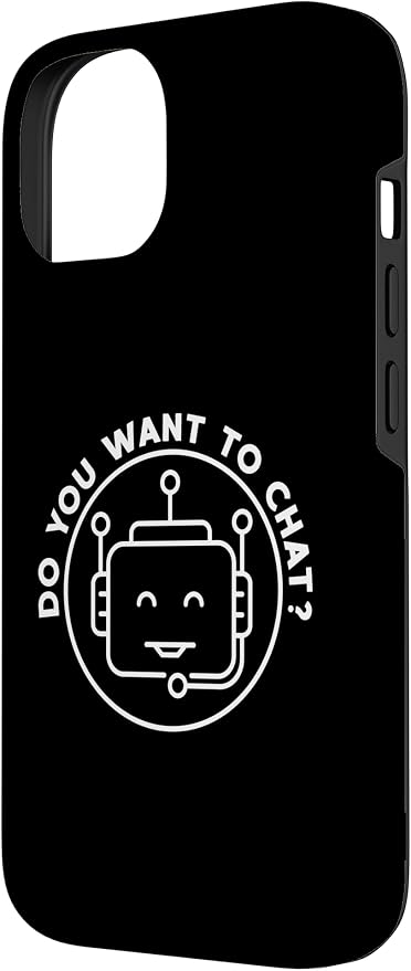 Chatbot - Do You Want To Chat? AI and ML Geek Case for iPhone 14 - Image 2