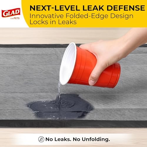 Glad for Pets XL Charcoal Training Pads for Dogs and Puppies, 50 Count - Image 6