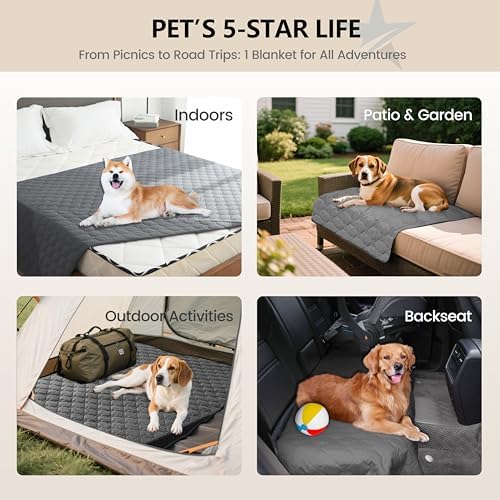 gogobunny Waterproof Blanket for Dogs，Couch Covers for Sectional Sofa - Image 2