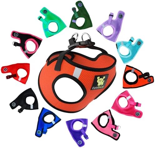 EcoBark Step in Dog Harness, Padded Mesh, XXS, XS, Small & Medium Dogs by EcoBark