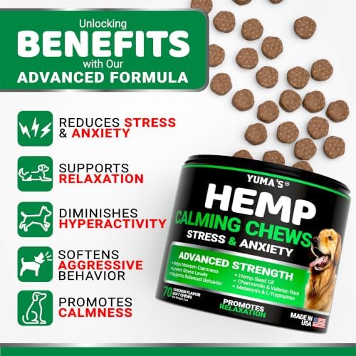 Advanced Calming Chews for Dogs - Hemp Dog Calming Chews Anxiety Relief - Image 2