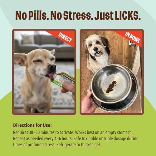 Licks Zen Calming Aid, L-Theanine, Small Breed Dogs & Cats, 10 Packets - Image 6