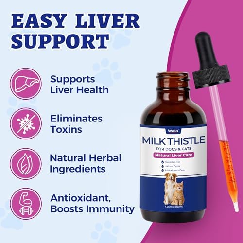Wellix 120ml Liquid Milk Thistle for Cats & Dogs, Aiding Liver Health - Image 4