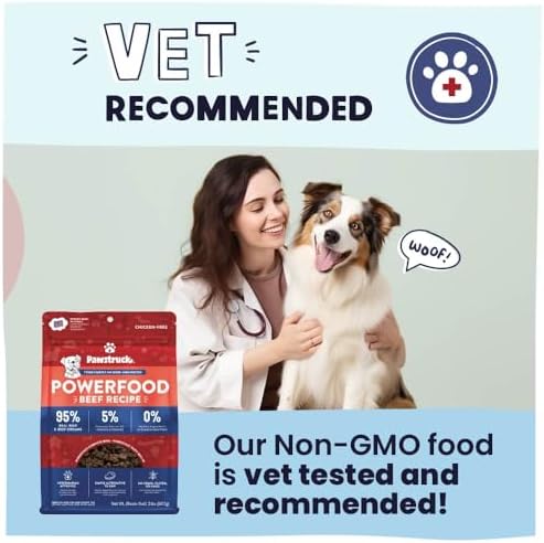 Pawstruck Air Dried Dog Food Beef Recipe, Vet Recommended, Made in USA, 2lb - Image 4