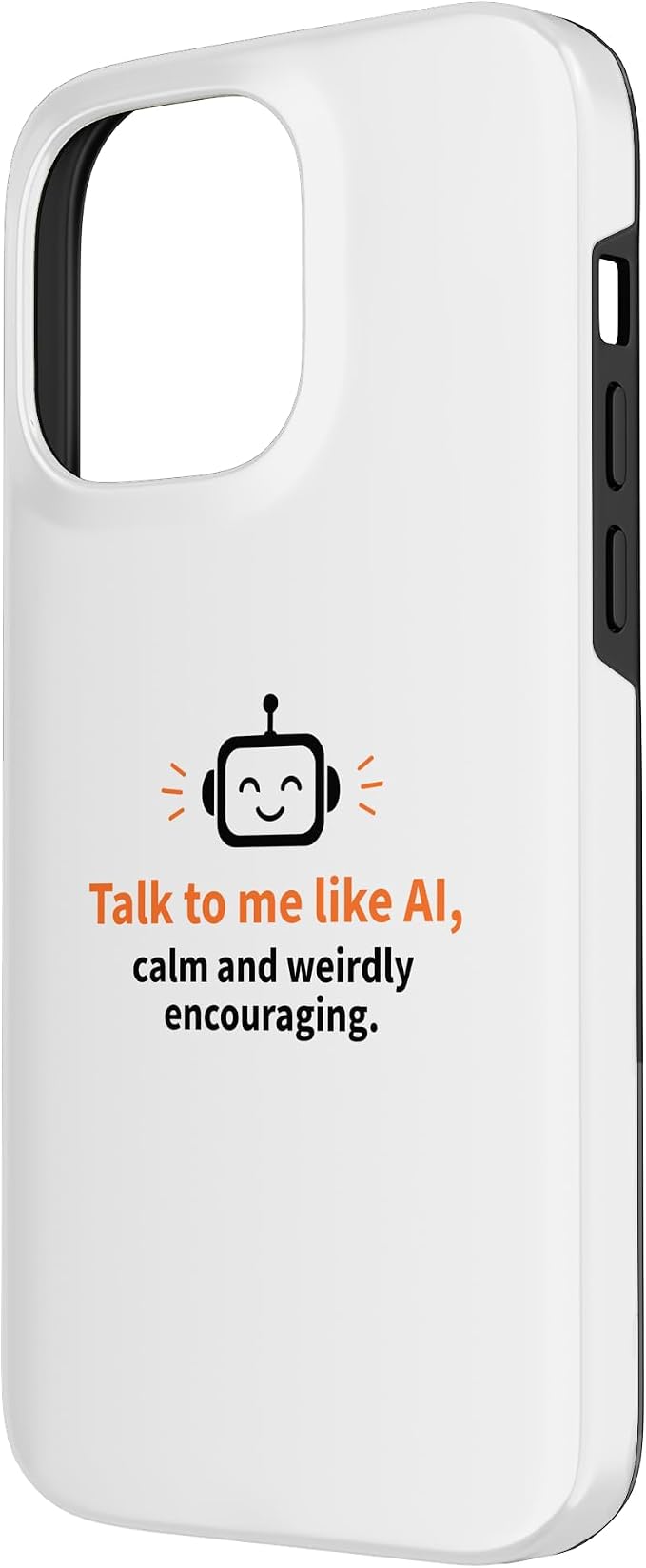 AI Robot Calm Encouraging Tech Support Case for iPhone 14 Pro Max - Image 2