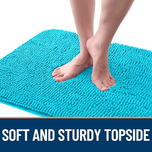 OLANLY Dog Door Mat for Muddy Paws 59x20, Super Absorbent Chenille Mud Mat - Image 4