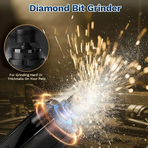Pet Nail Clipper with Light, Type-c Dog Claw Trimmer & Grinder - Image 6