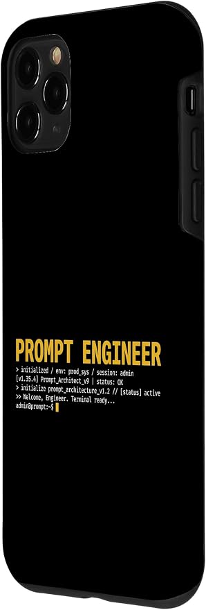 Prompt Engineer Terminal Screen AI Developer Software Coder Case for iPhone 11 Pro - Image 2