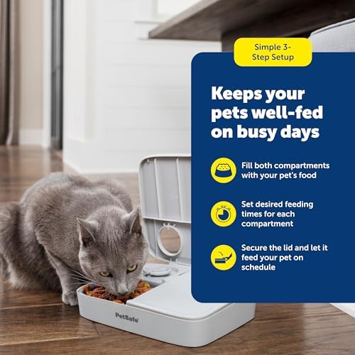 PetSafe Analog 2 Meal Pet Feeder, Dog & Cat, 3 Cup/16 oz, Tamper-Resistant - Image 5