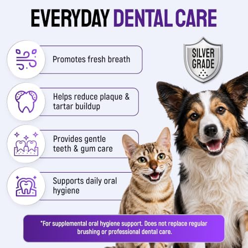 SILVER GRADE Teeth & Gum Cat & Dog Breath Freshener Spray, 4 oz - Image 2