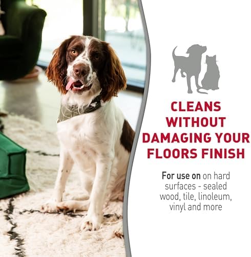 Nature's Miracle Hard Floor Cleaner,24 Ounces,Dual-Action Stain and Odor Remover Works to Remove Tough Pet Stains and Odors On Sealed Wood-and Hard Floor Surfaces,(Pack of 2) - Image 3