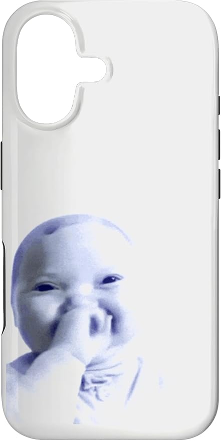 AI Baby Holding Laugh Meme Case for iPhone 17 by Unknown