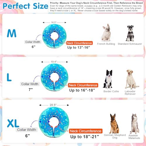 BEAUTYZOO Dog Cone Collar Alternative After Surgery,Pet Neck Donut E‑Collar - Image 6