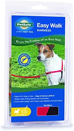 PetSafe Easy Walk No-Pull Dog Harness - Ultimate Harness to Help Stop Pulling - Pull-Free Walks - Take Control & Teach Better Leash Manners - Patented Martingale Loop Design - Red, Petite/Small - Image 3