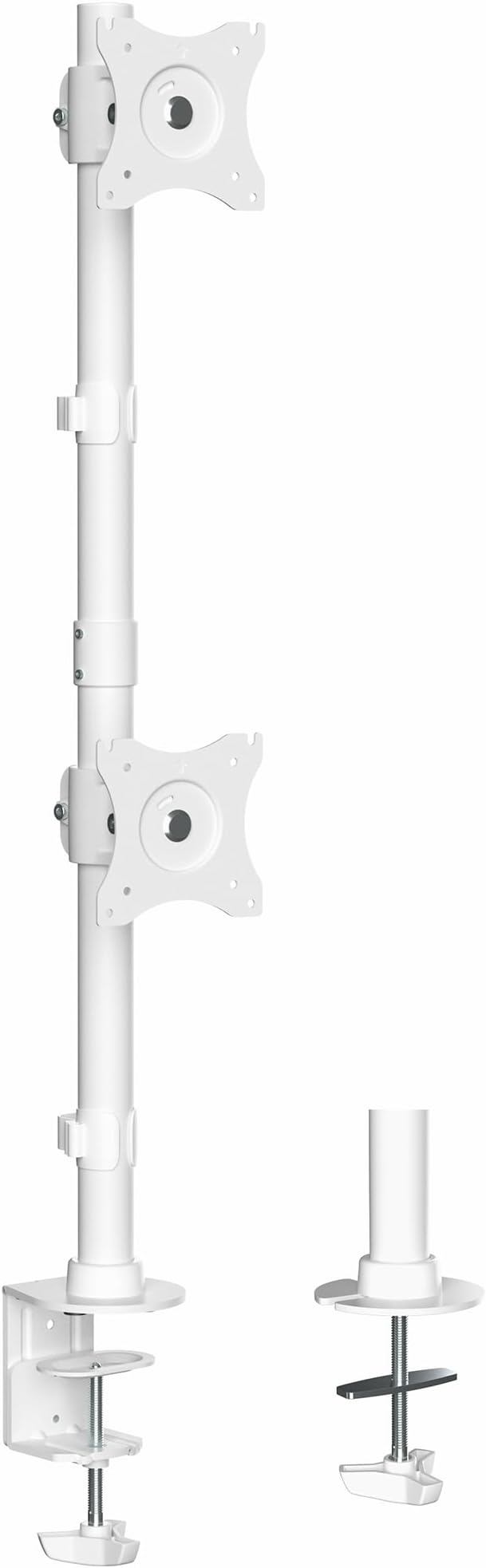 VIVO Dual Monitor Desk Mount Stand with Height Adjustment and VESA Plates for 2 LCD Ultrawide Screens up to 34 inches, Stacked Array, STAND-V002RW by Unknown