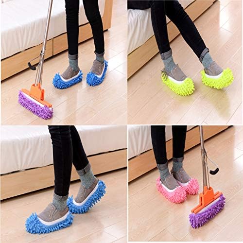 Tamicy Mop Slippers Shoes 5 Pairs (10 Pieces) - Microfiber Cleaning House - Image 3