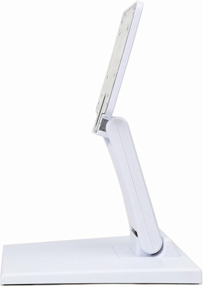WEARSON Single Adjustable LCD Monitor Stand Mount Folding VESA Monitor Desk Stand with VESA Hole 75x75mm 100x100mm (White) - Image 6