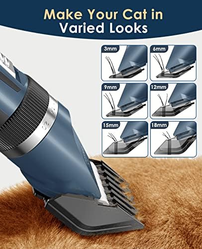oneisall Quiet Cat Clippers for Matted Hair & Long Hair, Cat Shaver - Image 6